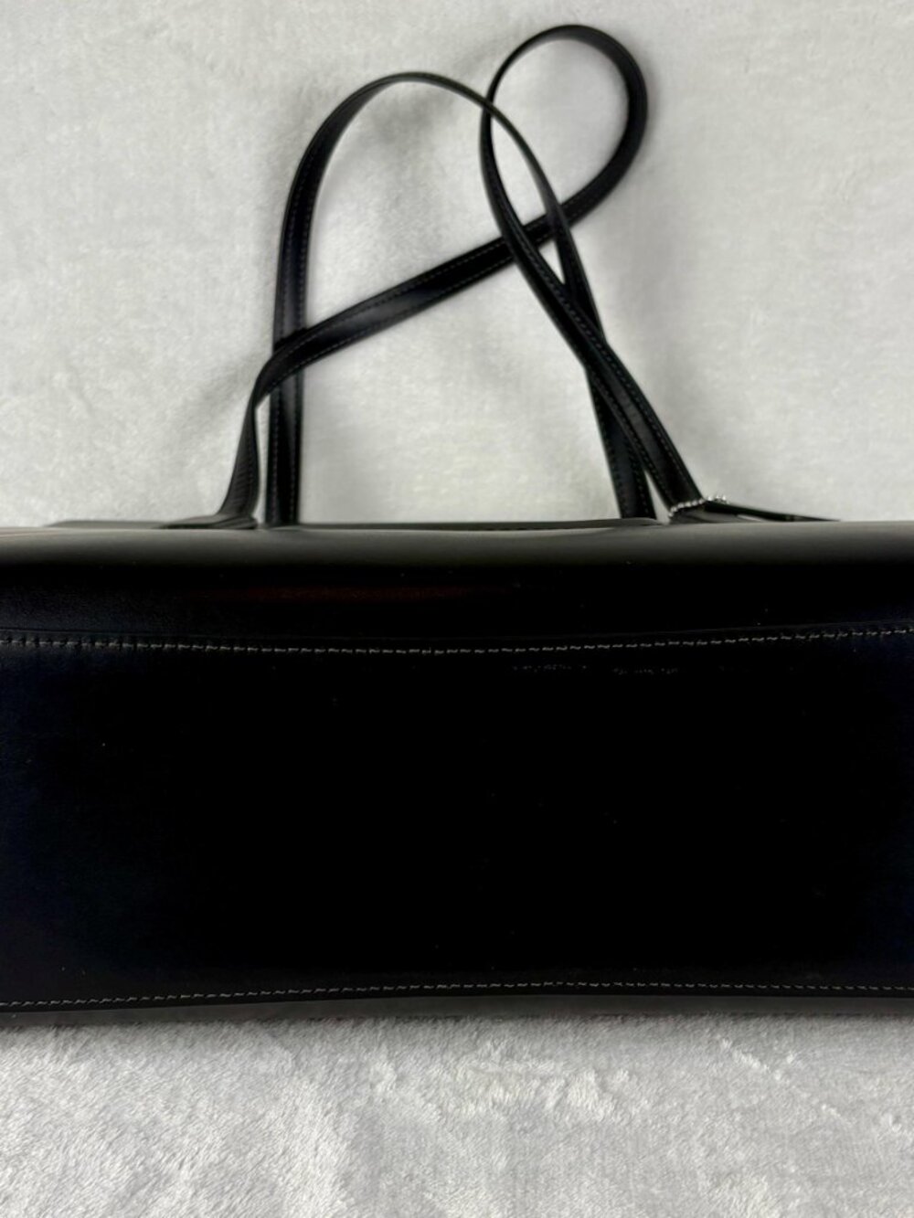 Coach NWT Nina Tote in Black Refined Leather - Picture 4 of 16